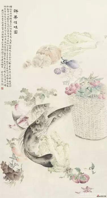 《鲜果佳味图》 180cm×98cm 樊 蕾