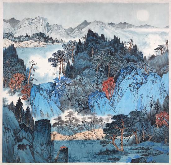 月光曲69x69cm 2017 常潇作品