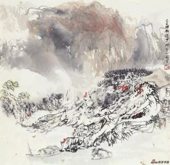 野渡 32cm×30cm 1989年
