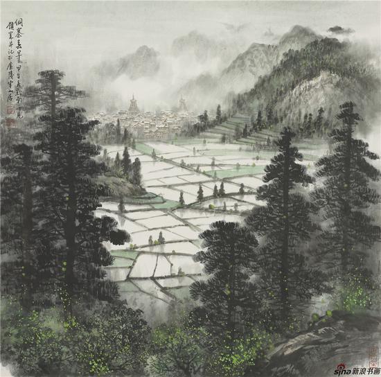 侗寨春早 68×68