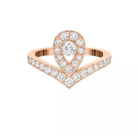 Chaumet Joséphine 加冕•爱Aigrette 18K玫瑰金戒指