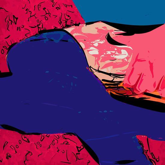 《温度》RX系列455 50cm x 50cm 新媒体综合材料 2015