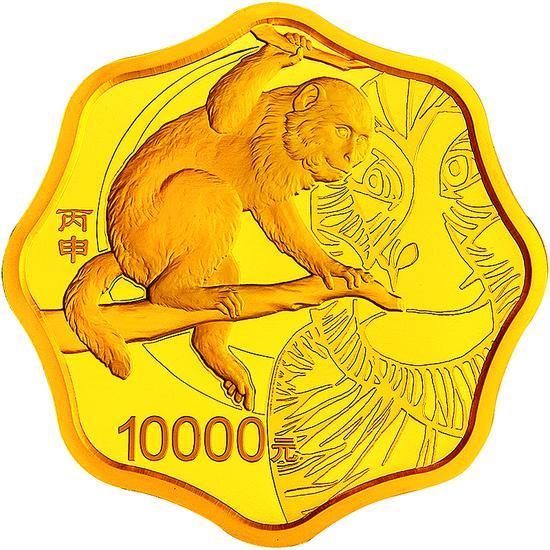 1987版 12盎司 熊猫圆形金质纪念币 面值1000元 发行量4000枚 起拍价: RMB 80,000