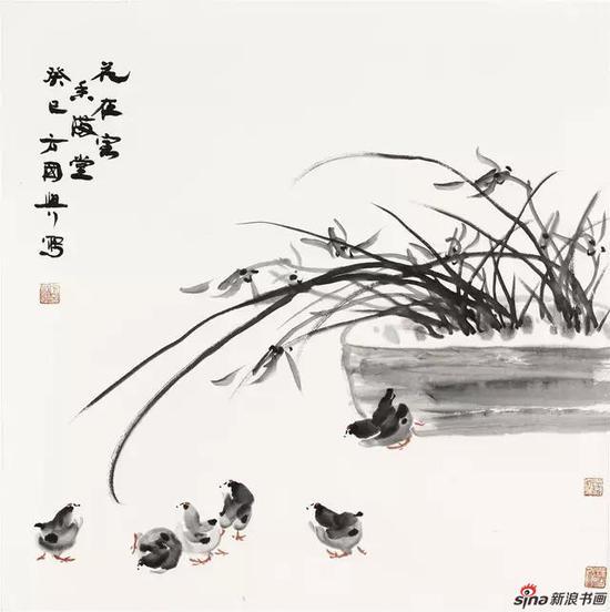 《香满堂》68cm×68cm