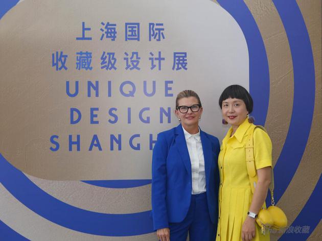 上海国际收藏级设计展联合创始人及联合总监Morgan Morris女士和联合总监曹丹女士