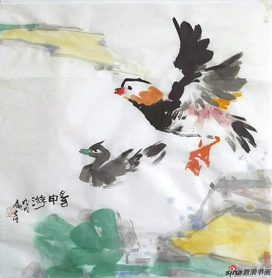 南京市花鸟画研究会常务理事顾光明作品