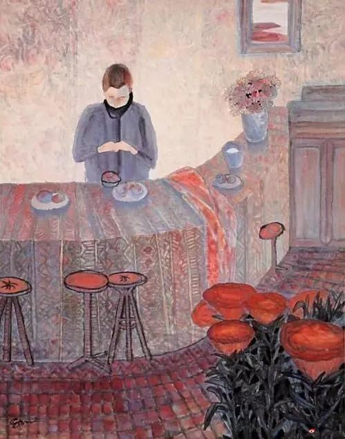 咖啡店 杨佴旻 125×97.5cm 1998年