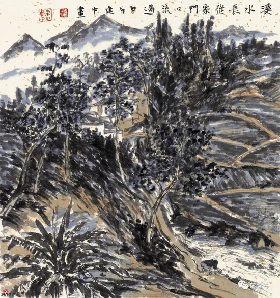 施建中《溪水流过》