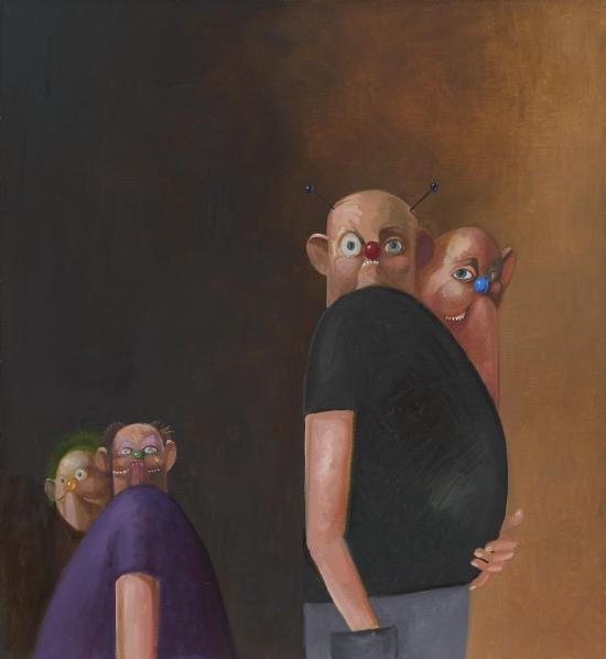 乔治·康多 《陌生人》 ,2009年作 油彩 麻布,122 x 112厘米 估价:4,500,000 - 6,500,000港元