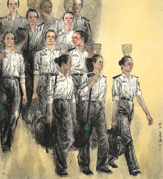 刘明海 《五月阳光》200cm×180cm 2018年