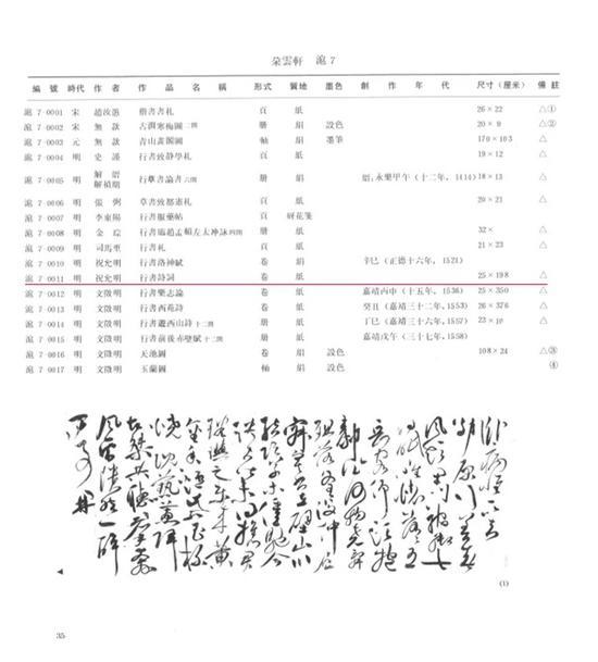 《中国古代书画图目》出版页影