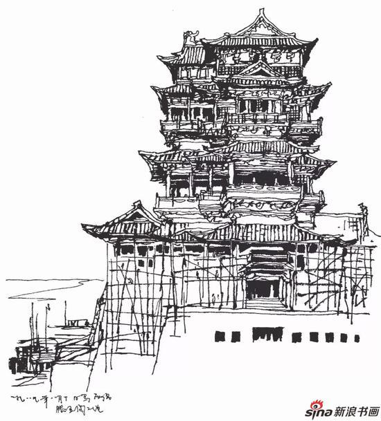 重建中的滕王阁
