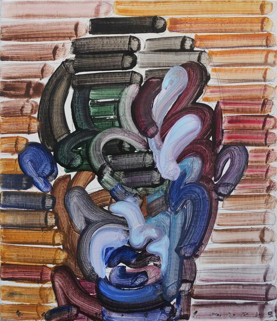 江上越作品《擦肩而过的诱惑》EGAMI Etsu’s work “Temptation of brushing past” A new generation of post painting : EGAMI ETSU