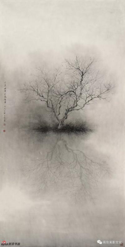 只羡烟云不慕繁华 138cm×70cm