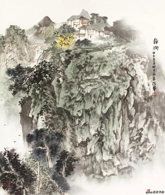 春涧 38cm×43cm 2014年