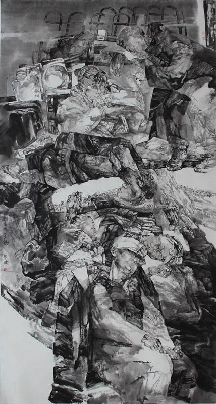 刘伟《远方的梦想》 248cm×145cm 2015年