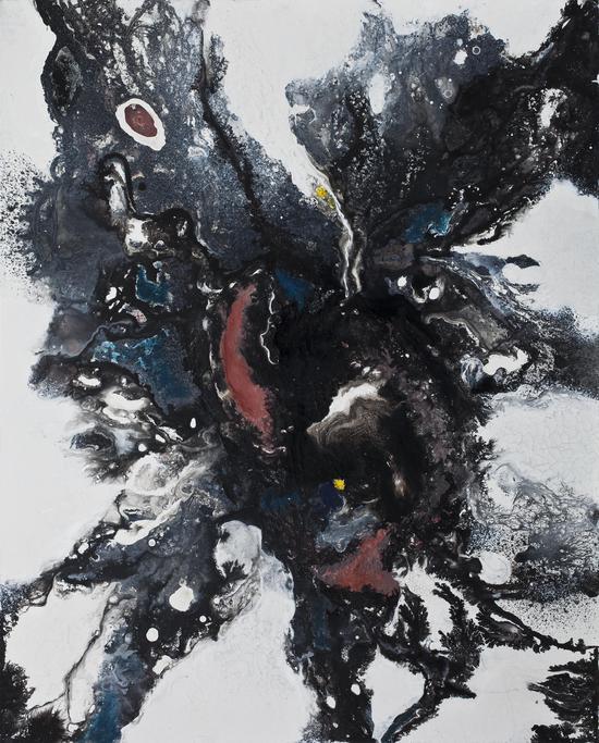 断掉节奏的旋律之二二2010年综合材料100X80CM