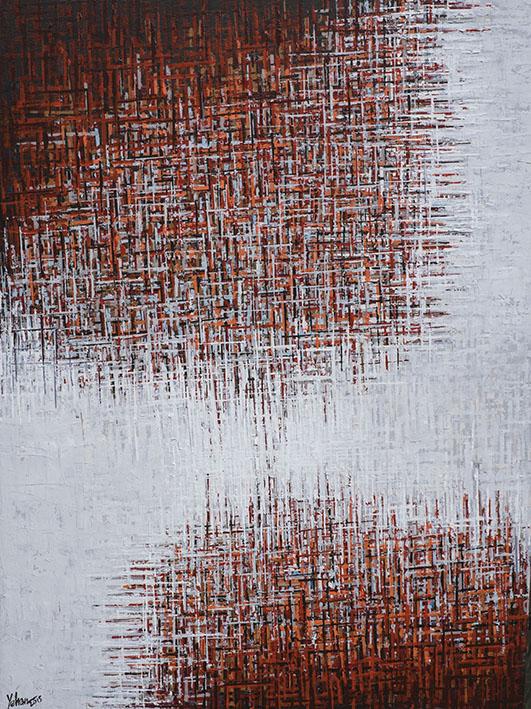 王益辉作品 J1026 布上丙烯 101x76cm