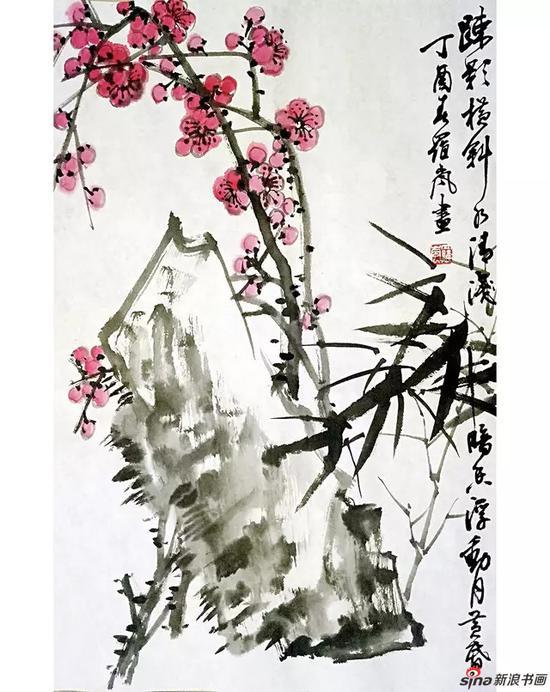 罗岚花鸟作品