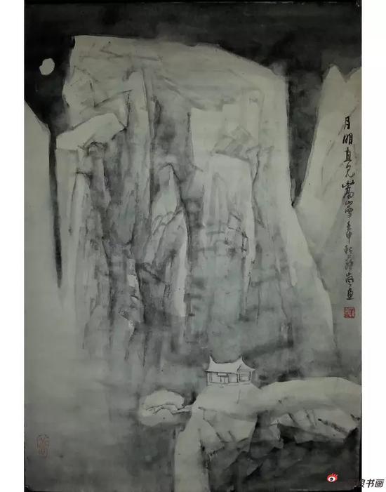 罗岚山水作品