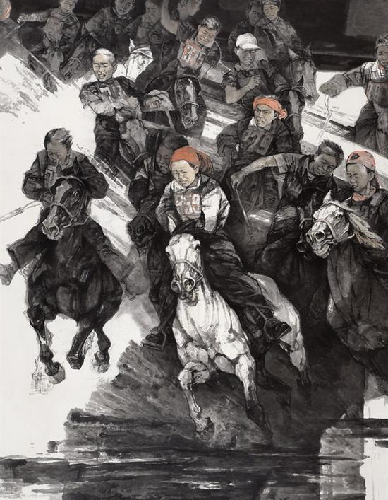 郭小林《逐梦》240cm×200cm 2017年