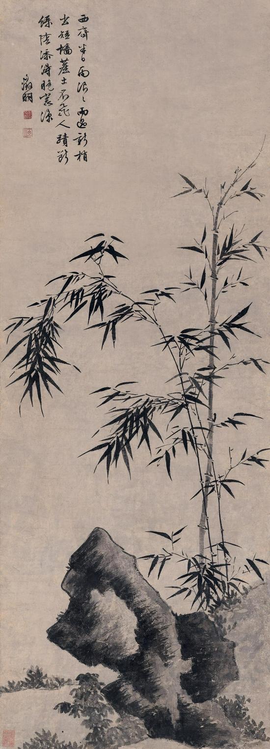 ▲ 2021西泠(绍兴)秋拍 文征明 竹石图