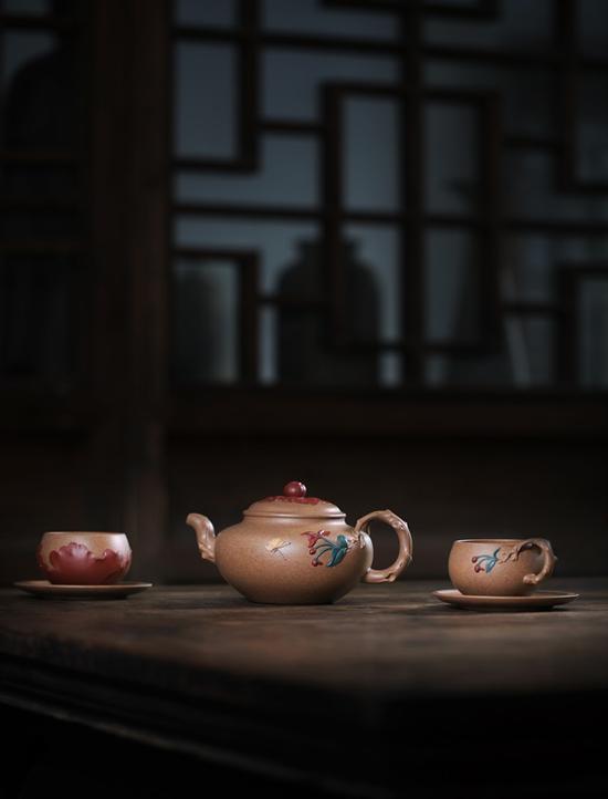 霓裳天资组壶 艺术家赵曦鹏作品