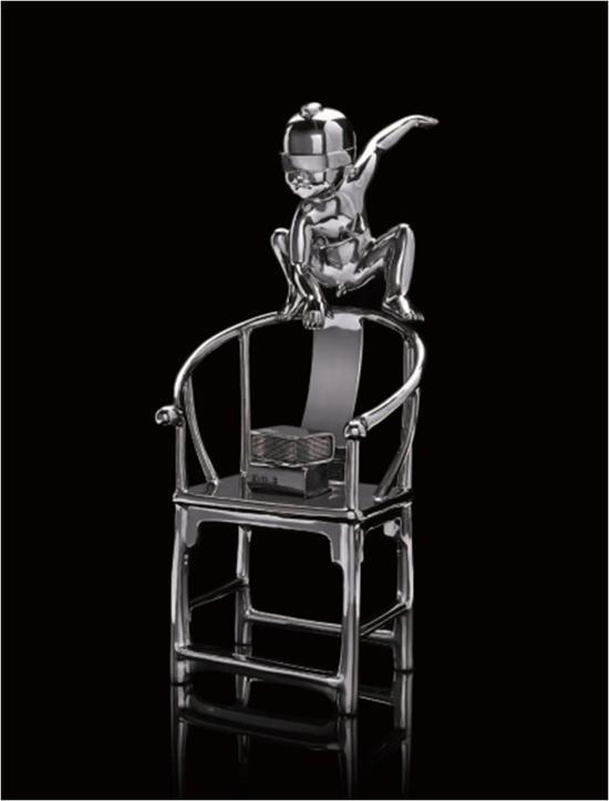 《探索》 35x67x48cm 高铬不锈钢 2012