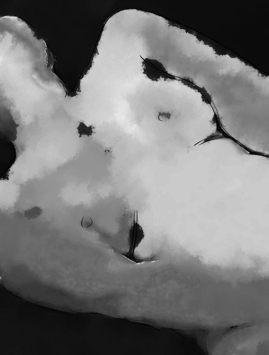 《温度》RX系列484 66cm x 50cm 新媒体综合材料 2015