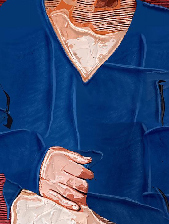 《温度》RX系列434 66cm x 50cm 新媒体综合材料 2015