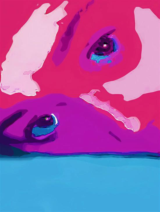 《温度》RX系列509 66cm x 50cm 新媒体综合材料 2016