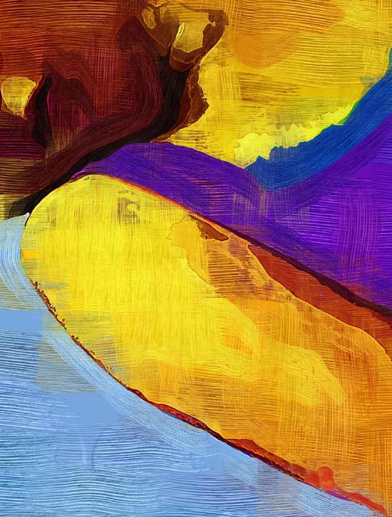 《温度》RX系列721 66cm x 50cm 新媒体综合材料 2017