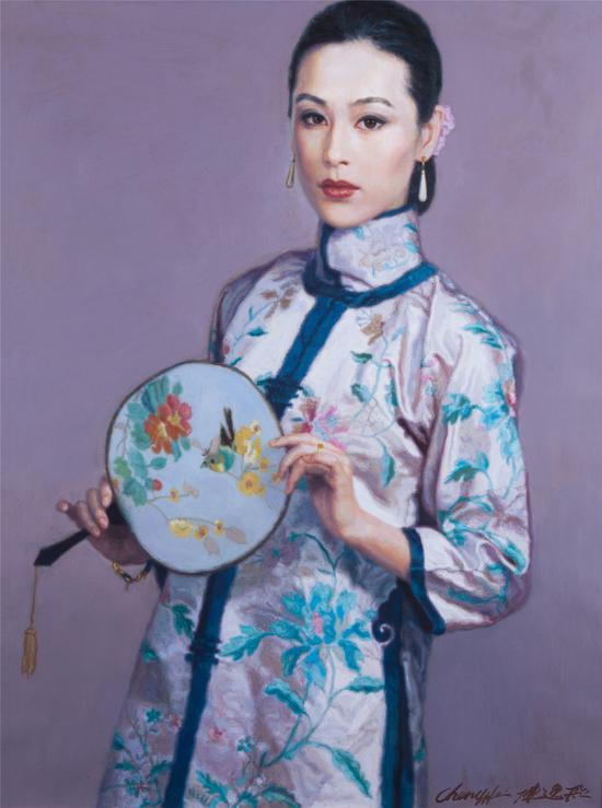 陈逸飞 丽人