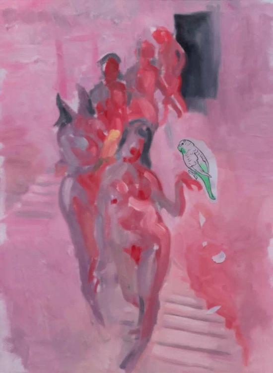 谢南星,《香料No.3》,布面油画,300x 220 cm,2016