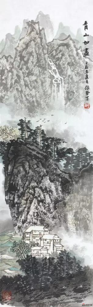 青山如画 54cm×16cm 2012年