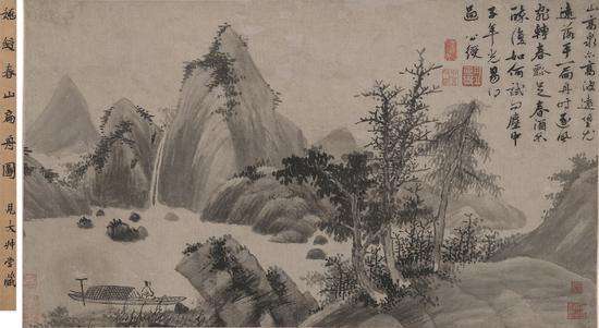▲ 04明·姚绶《春山扁舟图》
