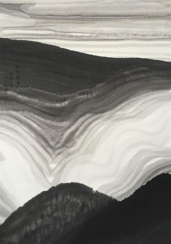 秋云舒卷 97x69cm 2014