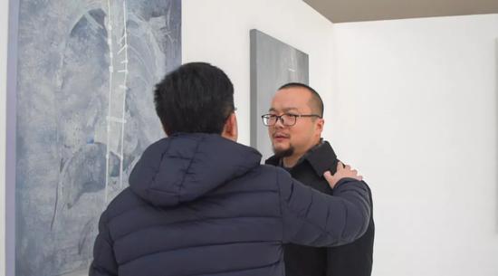 ▲蓝庆伟(艺评人、策展人、博士、广汇美术馆副馆长)