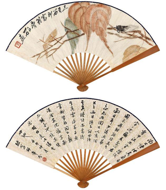 齐白石(1864-1957) 贝叶秋蝉93.15万成交