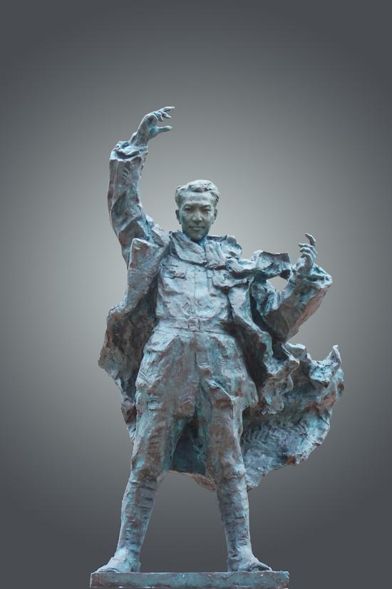 任艳明《冼星海》 -130x60x50cm-青铜