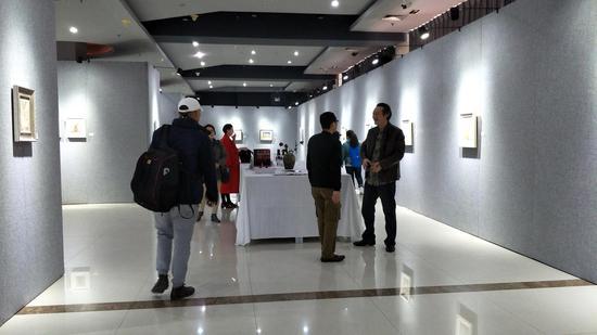 花的道来展览现场