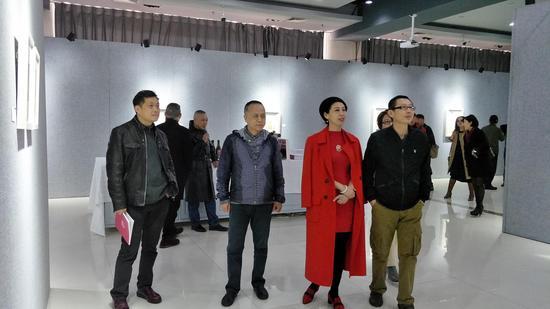 花的道来展览现场