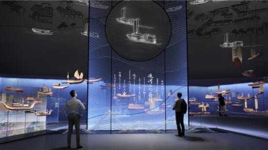 中国大运河博物馆展陈内景1