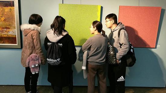 异号——2018上海抽象画会春季展现场