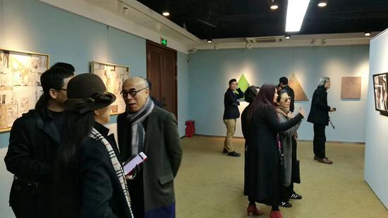 异号——2018上海抽象画会春季展现场