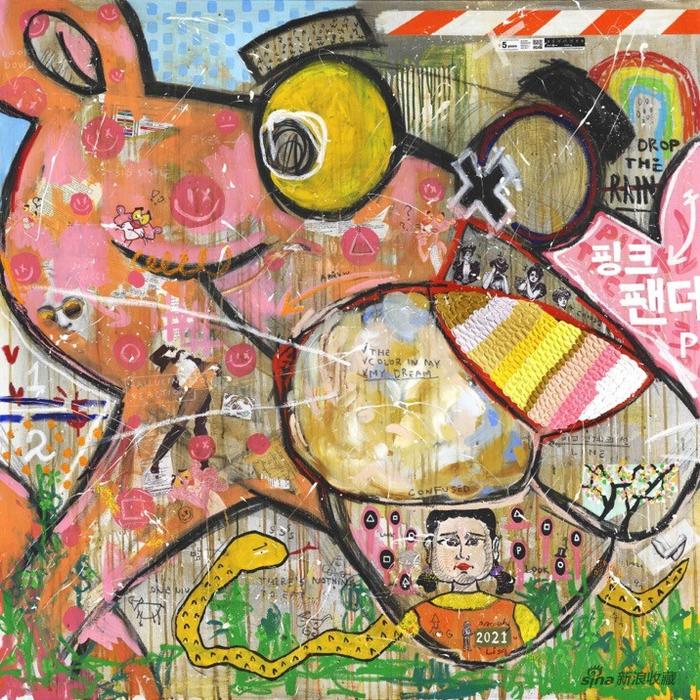 Now i need someone 150x150cm 布面丙烯 2021