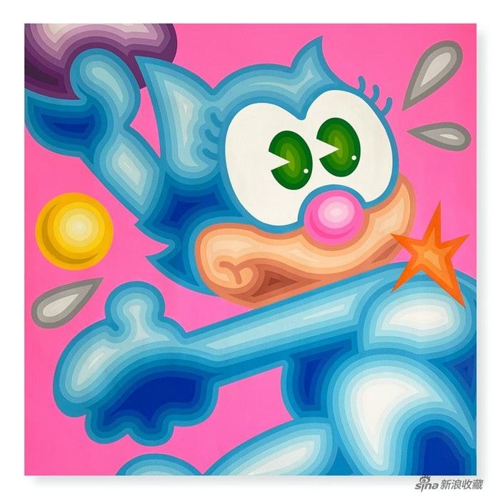 CATCH 120x120cm 布面丙烯 2021