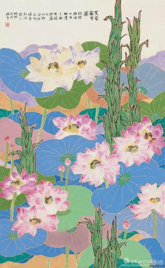 《芙蓉丽草图》 192cm x 120cm 郭怡孮