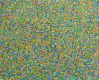 伊灵作品《新天地》布面油画 90X110cm 2017