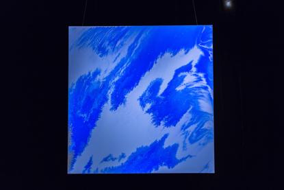 闫泓池/蓝蓝B/200x200cm/布面丙烯/2017